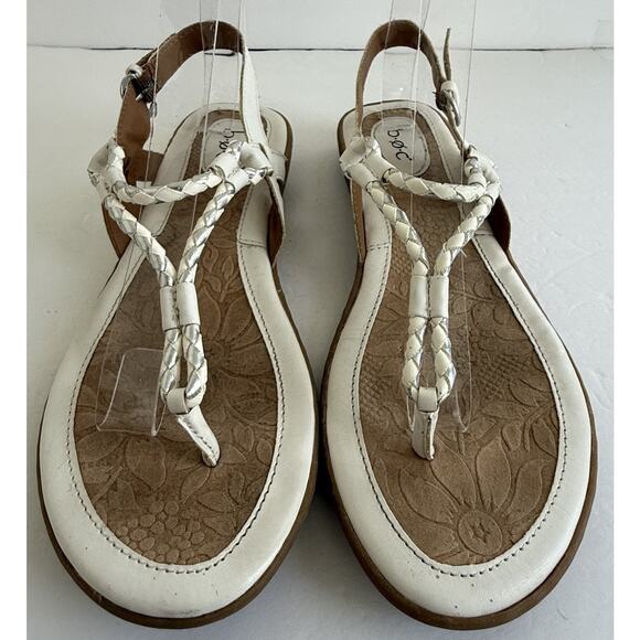 B.O.C. Born Concept Women's 10M Palti Braided T-Strap Thong Sandals Boho Coastal - Picture 4 of 13